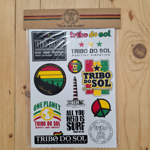 Seleção de 12 autocolantes Tribo do Sol - One Soul