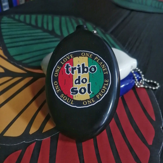 PORTA-MOEDAS PRETO EM BORRACHA