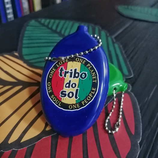 Porta Moedas Borracha - Azul