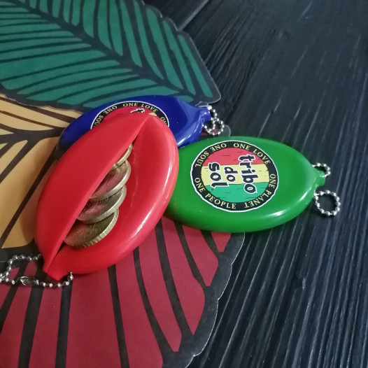 Porta Moedas Borracha - Azul