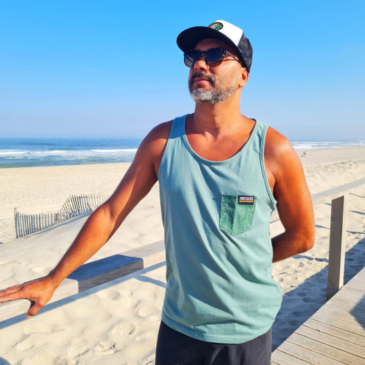 Tee Cavas Bolso - Menta