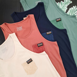 Tee Cavas Bolso - Menta