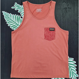 Tee Cavas Bolso - Ferrugem