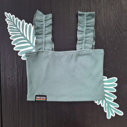 Top Folhos - Menta