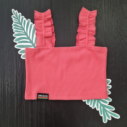 Top Folhos - Magenta