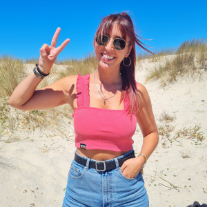 Top Folhos - Magenta