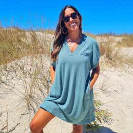 Vestido Girl Canelado V - Menta