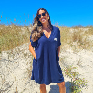 Vestido Girl Canelado V - Azulão